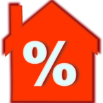 House with Percentage sign