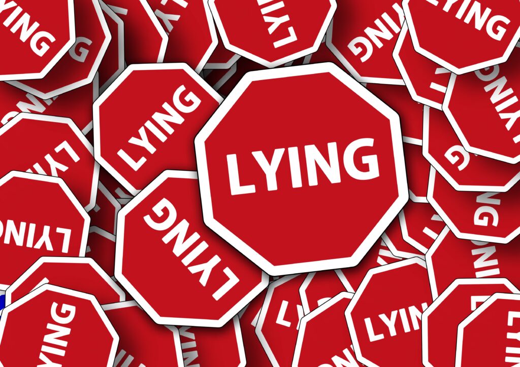 Stop sign Lying