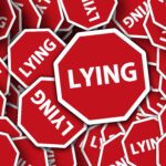 Stop sign Lying