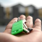 Hand with a set of house keys