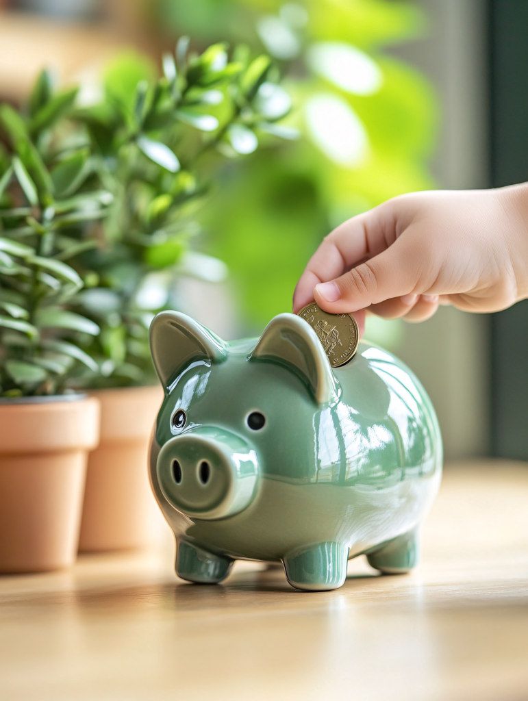 Green Piggy Bank